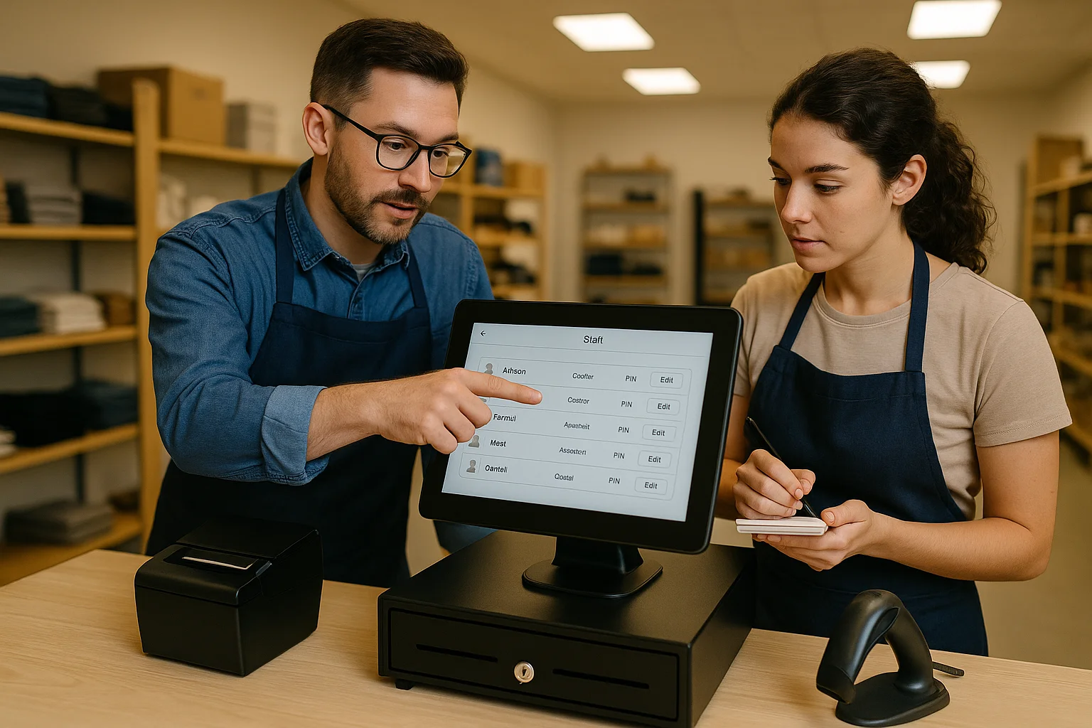 Cum să gestionezi personalul în Modul POS