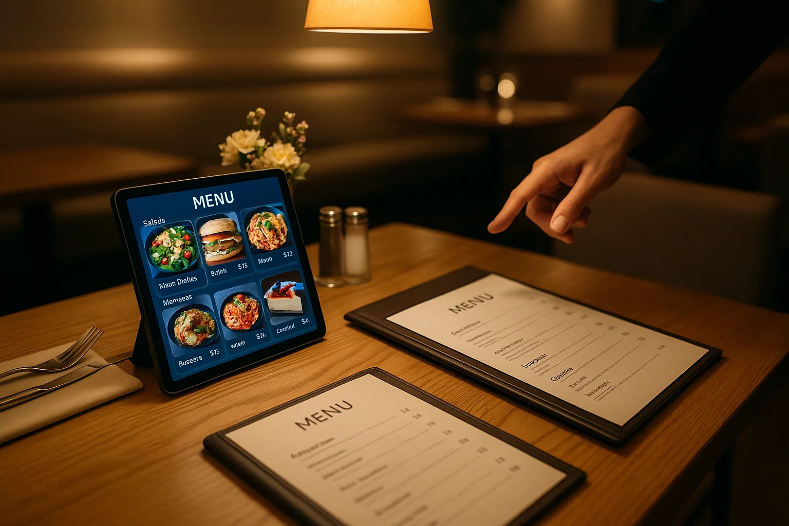 Meniu digital vs meniu tradițional: avantajele reale